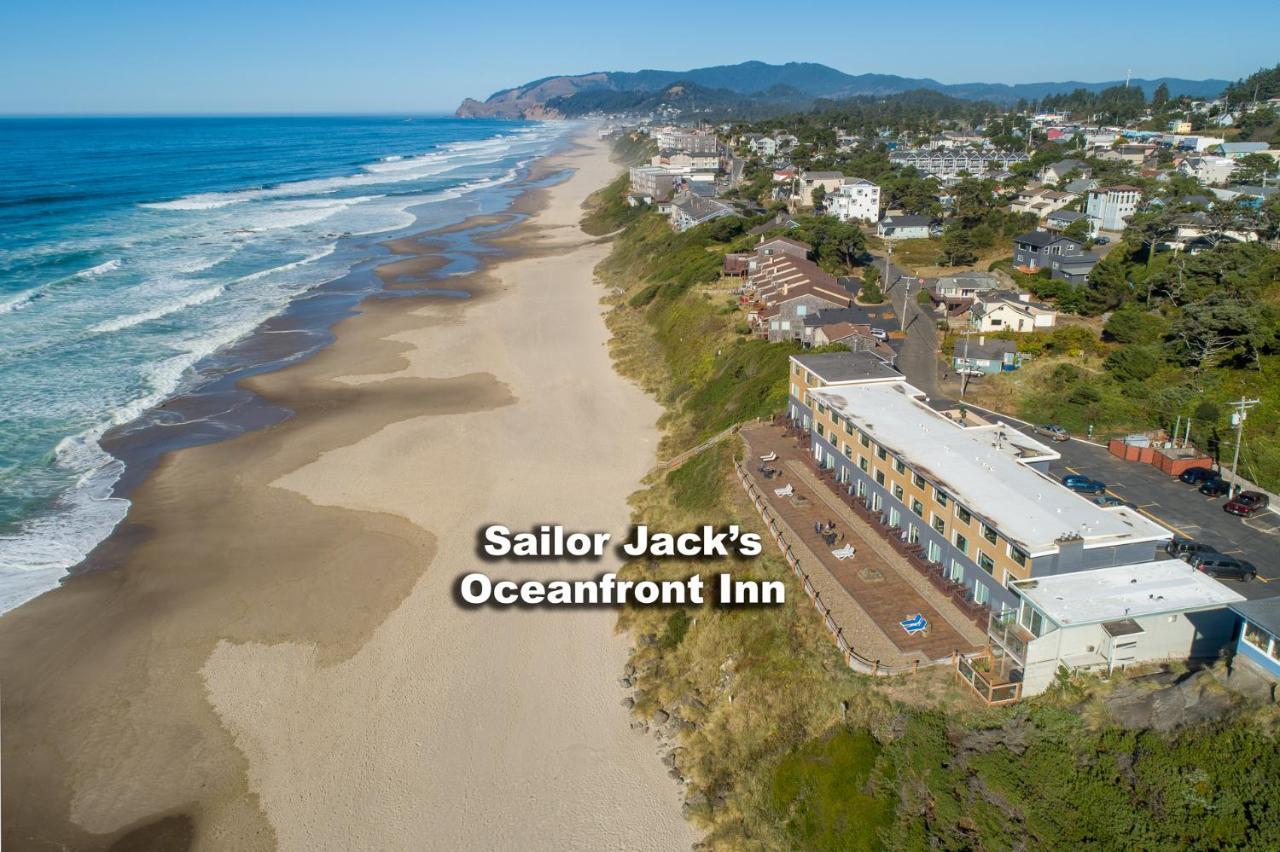 Sailor Jack Oceanfront Motel Lincoln City Exterior foto